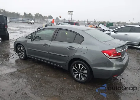 2013 Honda Civic Ex из США, поврежденный, VIN 19XFB2F89DE208887